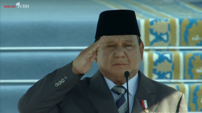 Presiden Prabowo Subianto. [Youtube Setpres]